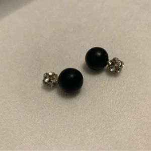 Rhinestone and Onyx Costume Earnings